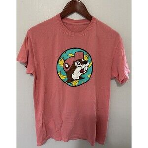 BUC-EE'S T-Shirt Adult M Double Sided Pink Bananas For Bucees